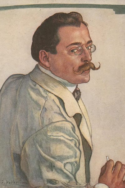 Ferdinand Hodler: Portrait Of Louis S. Günzburger, 1904 by Ferdinand Hodler
