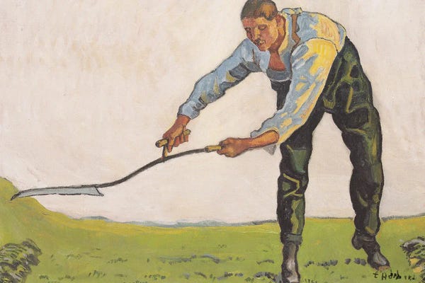Ferdinand Hodler: The Mower - 1910 by Ferdinand Hodler