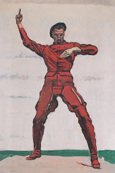 Ferdinand Hodler: The Speaker by Ferdinand Hodler