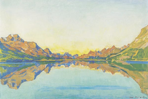 Lake Silvaplana In Autumn - 1907
