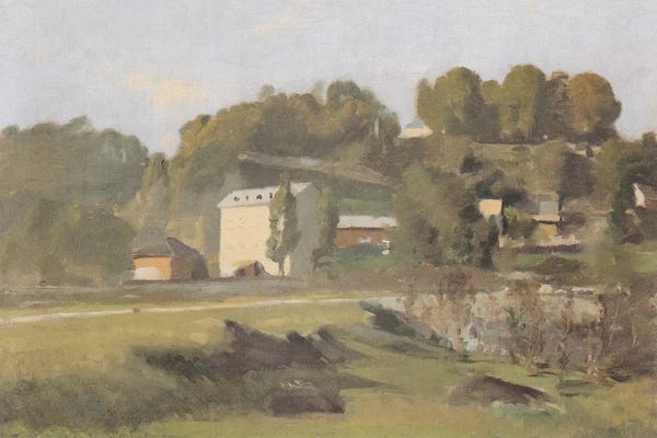 Ferdinand Hodler: The Mill At Sousterre Near Geneva - Ca. 1878-79 by Ferdinand Hodler