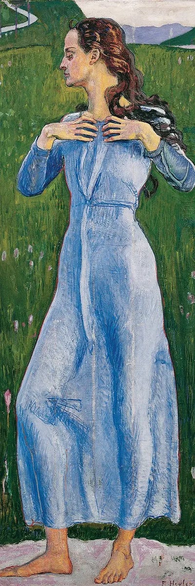 Canvas Print: Deep Emotion - 1942 by Ferdinand Hodler - thumbnail