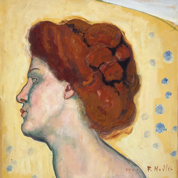Head Of A Red-Haired Woman. Head Study For "Sensation"