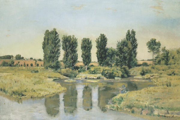 Ferdinand Hodler: The Small Lakes - 1878 by Ferdinand Hodler