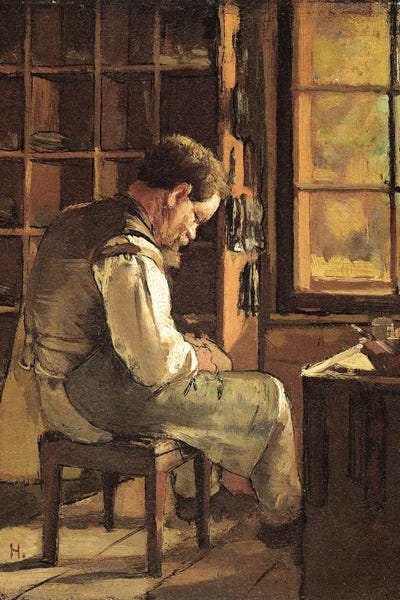 Cobbler At The Window - 1882