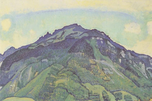 Ferdinand Hodler: Schynige Platte - 1909 by Ferdinand Hodler