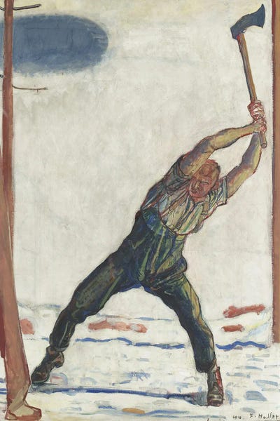 Ferdinand Hodler: The Woodcutter by Ferdinand Hodler