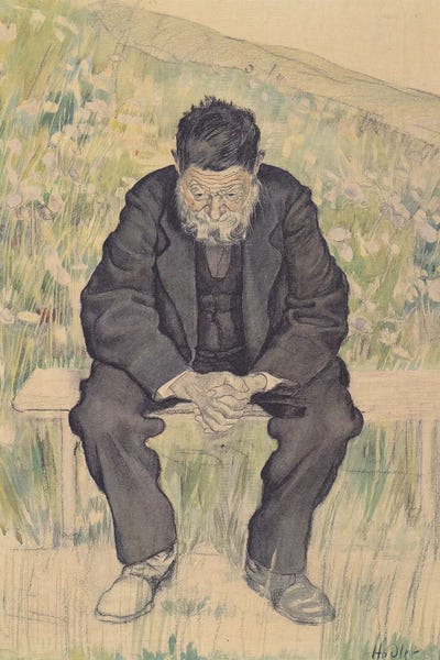 Ferdinand Hodler: Unemployed by Ferdinand Hodler
