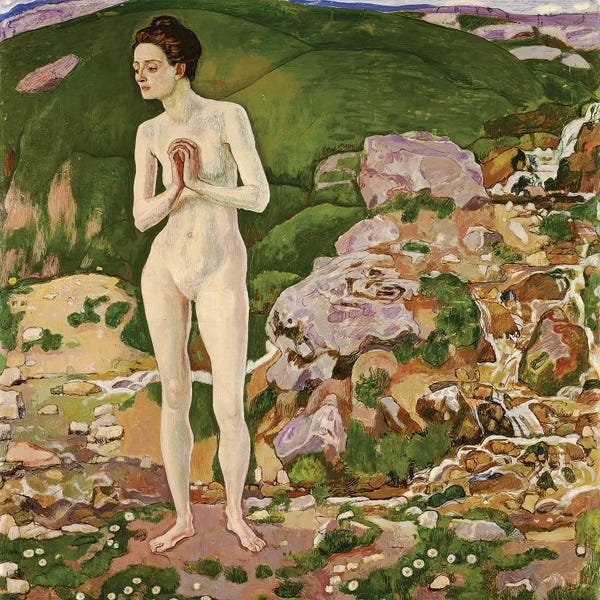 Woman By The Stream - 1857