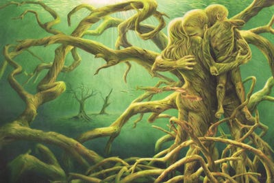 Forest Of The Damned by Fiona Francois acrylic art print