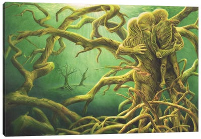 Forest Of The Damned Canvas Art Print - Fiona Francois