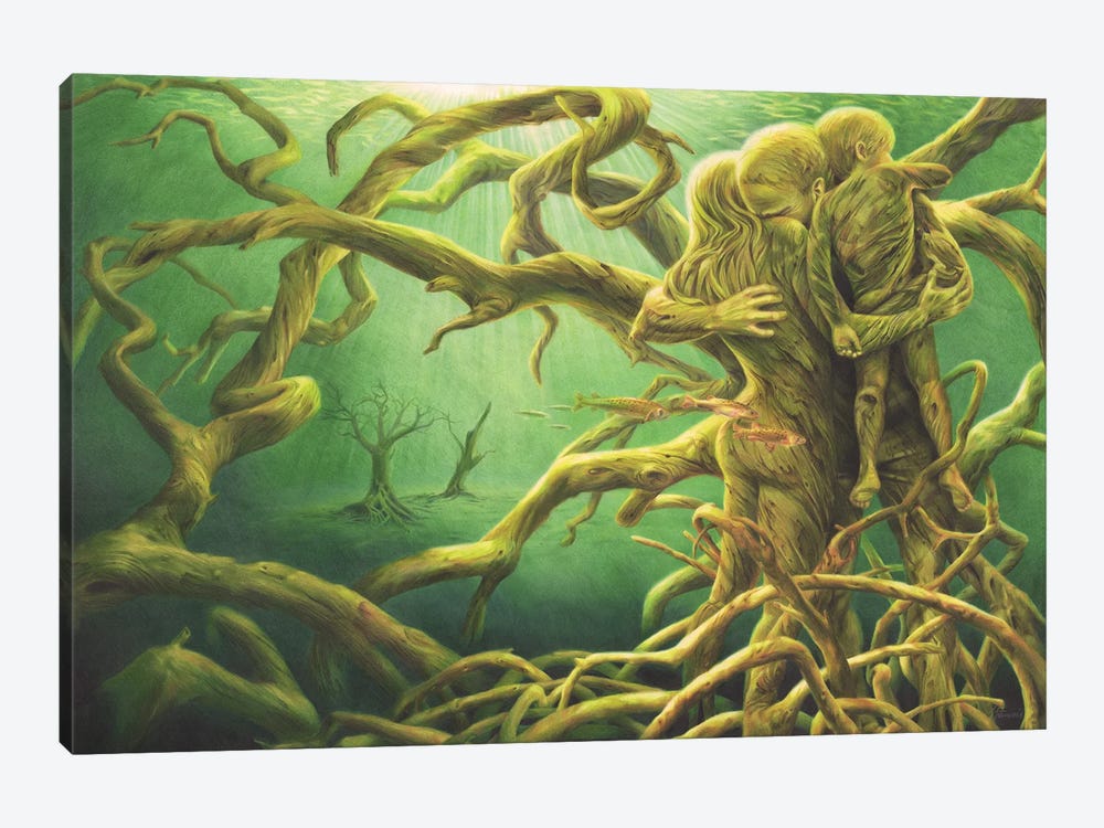 Forest Of The Damned by Fiona Francois 1-piece Canvas Wall Art