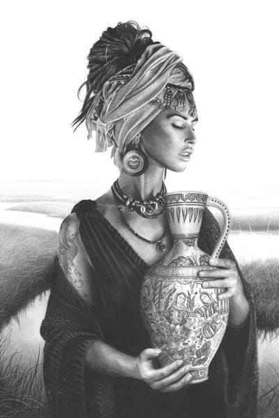 Zodiac: Zodiac - Aquarius by Fiona Francois