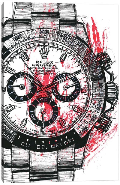 Daytona Cosmograph Canvas Art Print - Clock Art