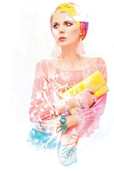 Once Upon The Garden by Frank Banda canvas print