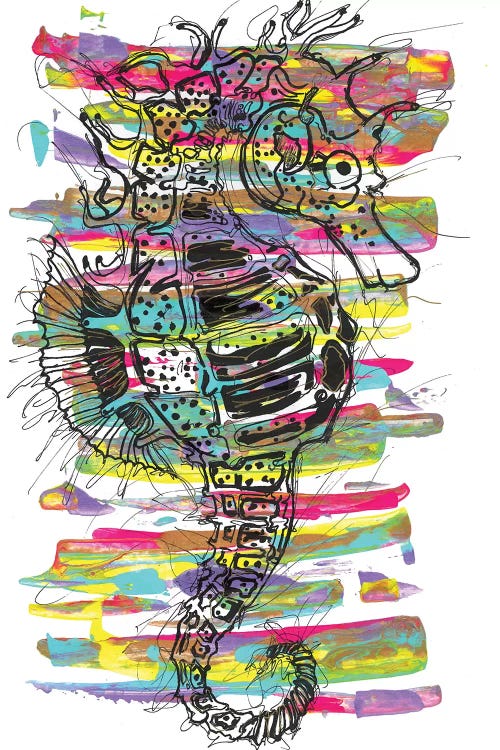 Seahorse by Frank Banda wall art