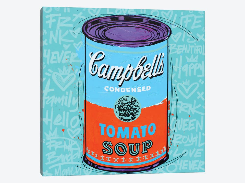 Special Campbell's Blue Soup by Frank Banda 1-piece Art Print