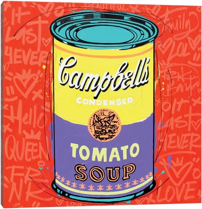 Special Campbell's Orange Soup Canvas Art Print - Campbell's Soup Can Reimagined