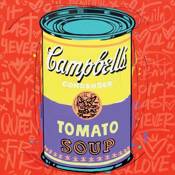 Pop Art Kitchen: Special Campbell's Orange Soup by Frank Banda