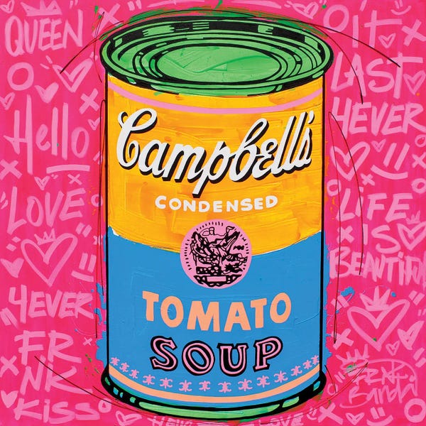 Pop Art Kitchen: Special Campbell's Pink Soup by Frank Banda