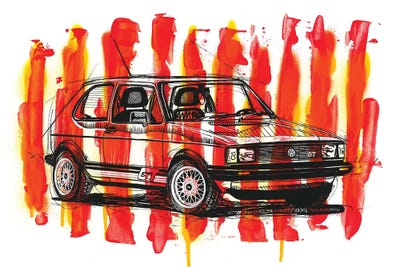 Caribe GT 1983 by Frank Banda art print