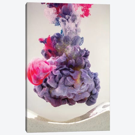 Aquaviva Purple I Canvas Print #FJB2} by Frank Banda Art Print