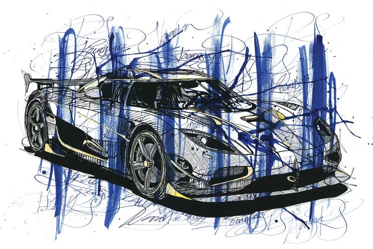 Koeniegsegg Agera RS Naraya by Frank Banda wall art