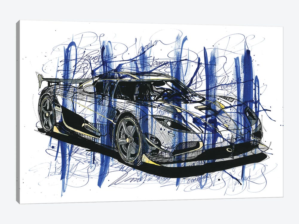 Koeniegsegg Agera RS Naraya by Frank Banda 1-piece Art Print