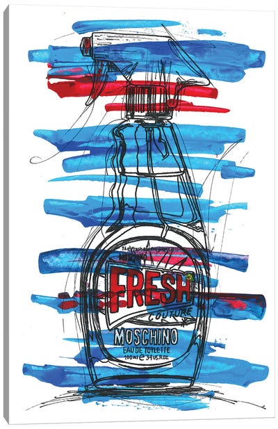 Moschino Fresh Canvas Art Print - Frank Banda