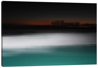 One More Later Canvas Art Print - Lake & Ocean Sunrise & Sunset Art
