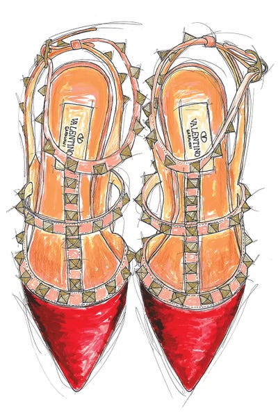 Frank Banda: Valentino Rockstuds by Frank Banda