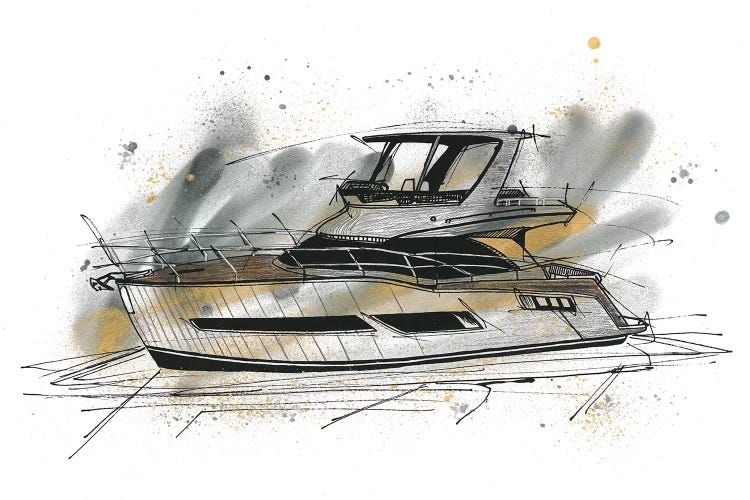 Yachting by Frank Banda wall art