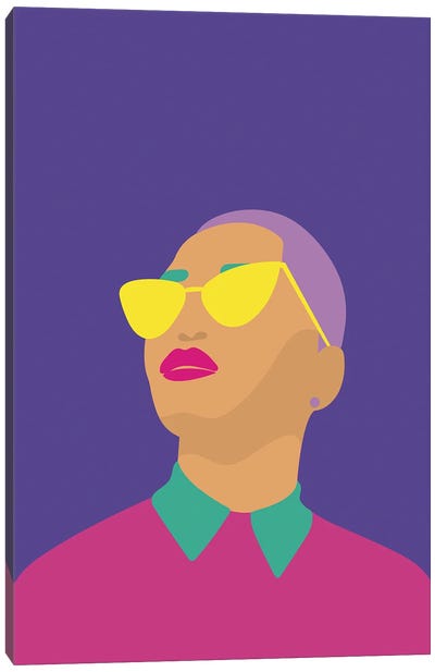 Sunny Sunglasses Canvas Art Print - Fine Karoline
