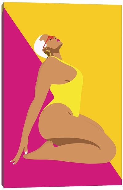 Strong And Sexy Canvas Art Print - Barbiecore