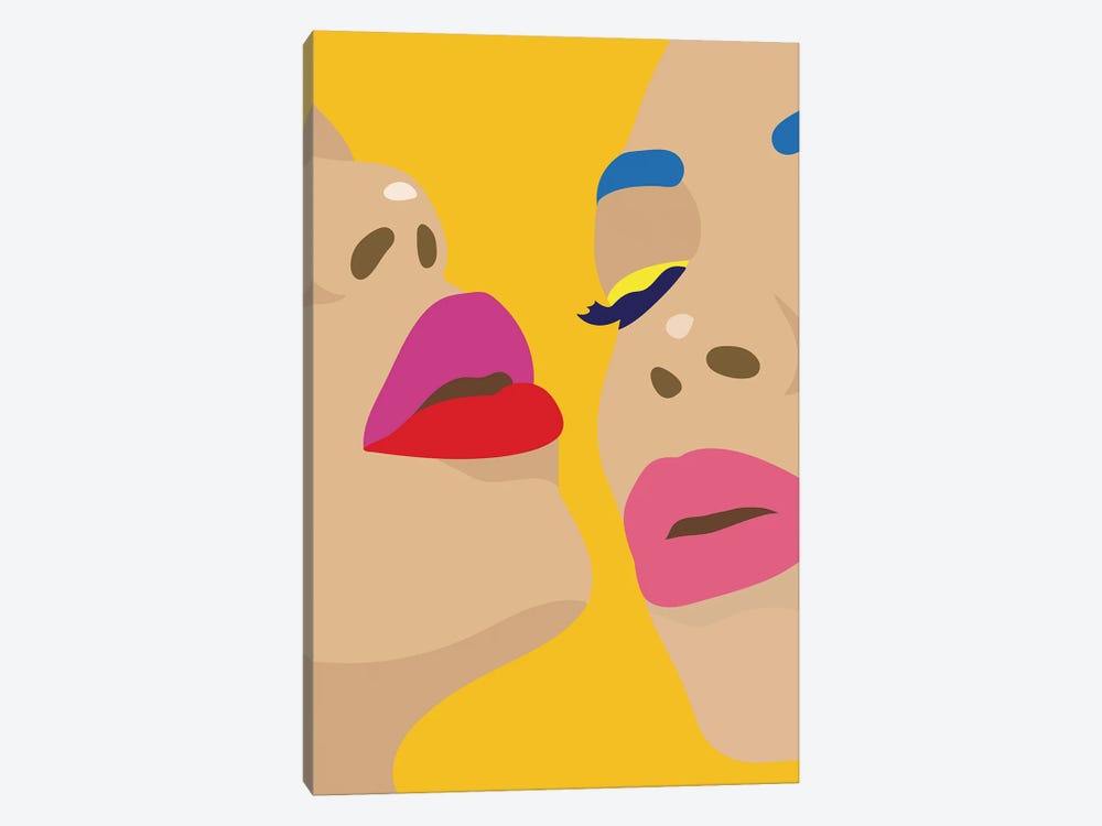 Red Lips by Fine Karoline 1-piece Art Print