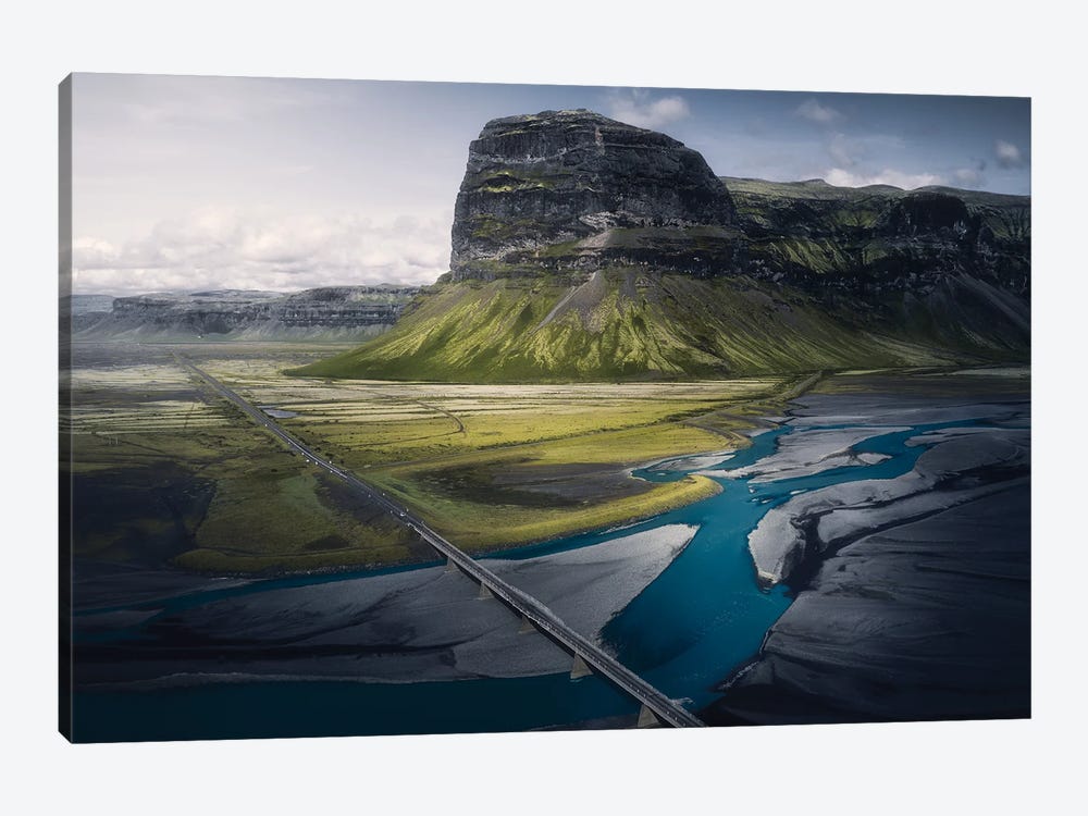 Roads Of Iceland by Fredrik Strømme 1-piece Canvas Print