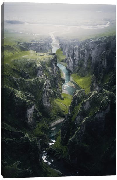 The Rift Canvas Art Print - Fredrik Strømme