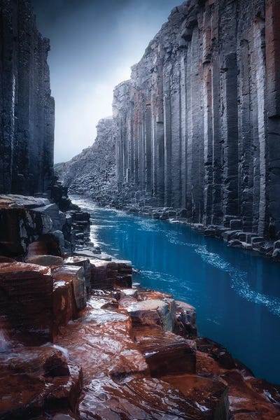 Iceland: The Basalt Rock Canyon by Fredrik Strømme