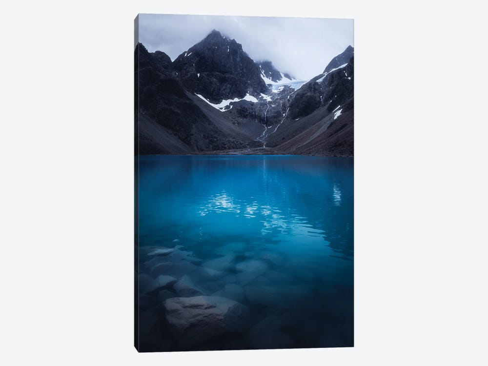 The Blue Ice Lake by Fredrik Strømme 1-piece Canvas Print