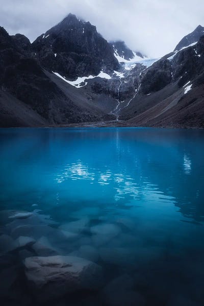 Norway: The Blue Ice Lake by Fredrik Strømme