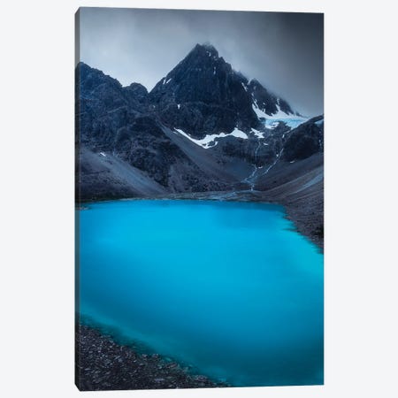 The Glacier Lake Canvas Print #FKS44} by Fredrik Strømme Canvas Wall Art
