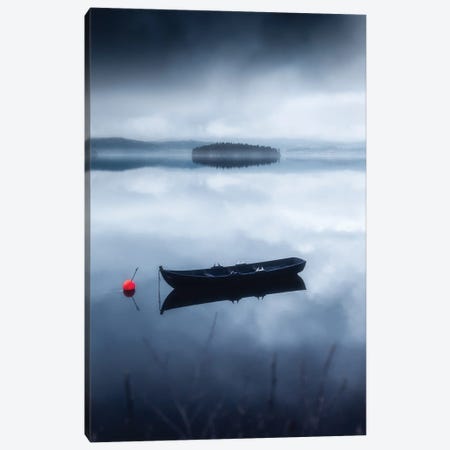 The Ghost Boat Canvas Print #FKS49} by Fredrik Strømme Art Print