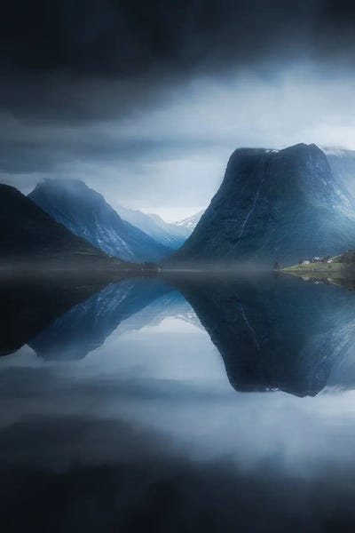 Atmospheric Photography: Moody Day By The Fjord by Fredrik Strømme