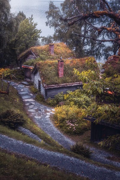 Cabins: Home Of Hobbits by Fredrik Strømme