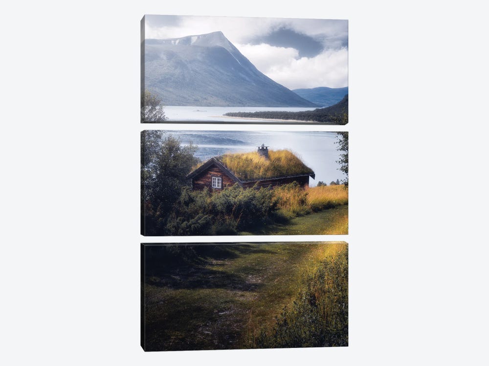 Postcard From Norway by Fredrik Strømme 3-piece Canvas Wall Art
