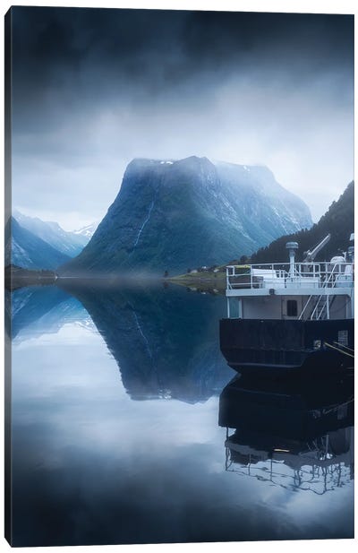 The Mood Boat Canvas Art Print - Fredrik Strømme