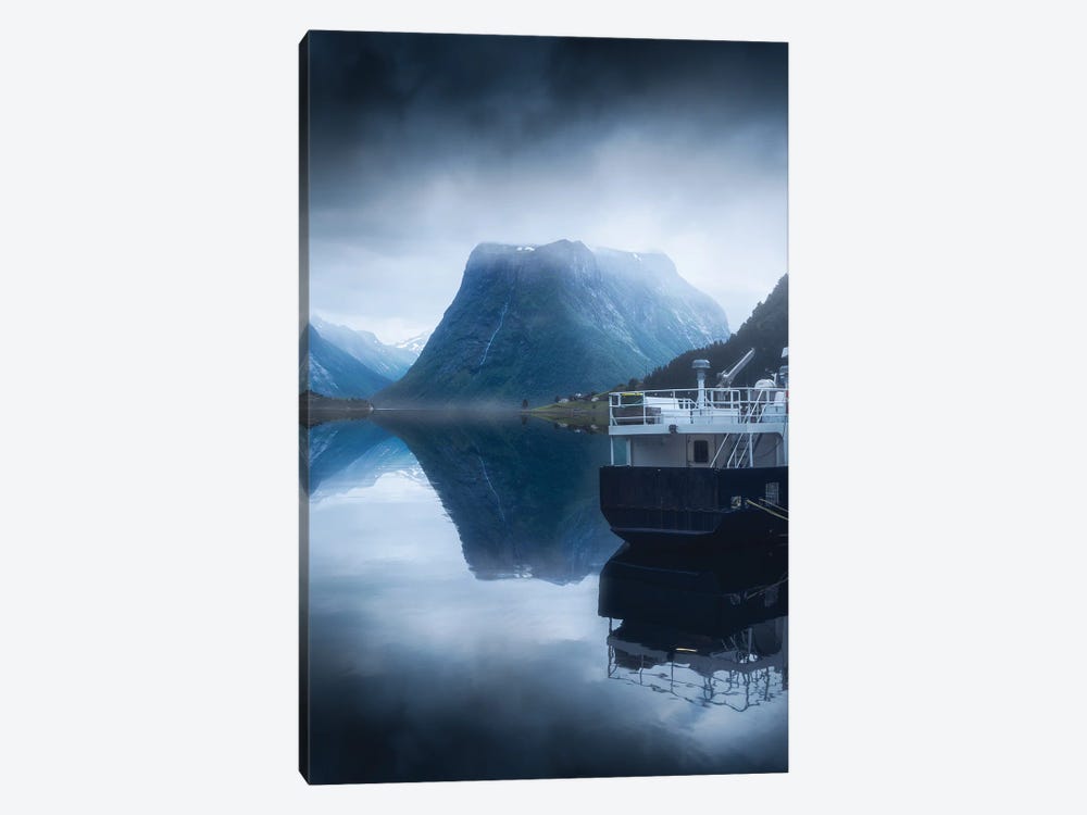 The Mood Boat by Fredrik Strømme 1-piece Canvas Art Print