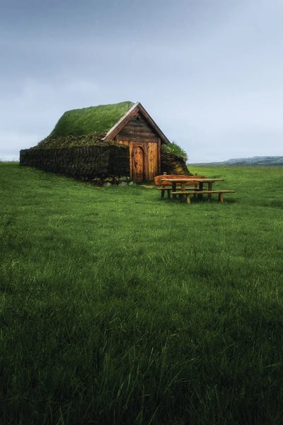 The Viking Church by Fredrik Strømme metal wall art