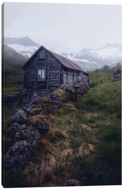 Abandoned In The Mountains Canvas Art Print - Fredrik Strømme