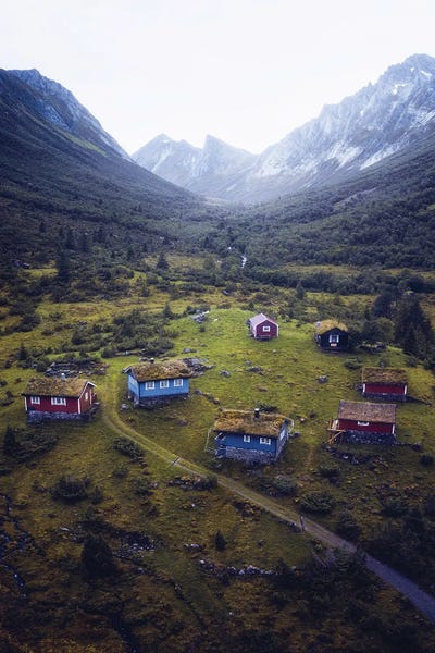 Fredrik Strømme: Mountain Village by Fredrik Strømme